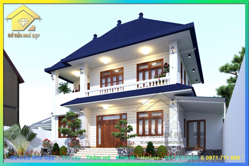 Biệt thự 2 tầng hiện đại , biệt thự 2 tầng đẹp, biệt thự đẹp , thiết kế biệt thự