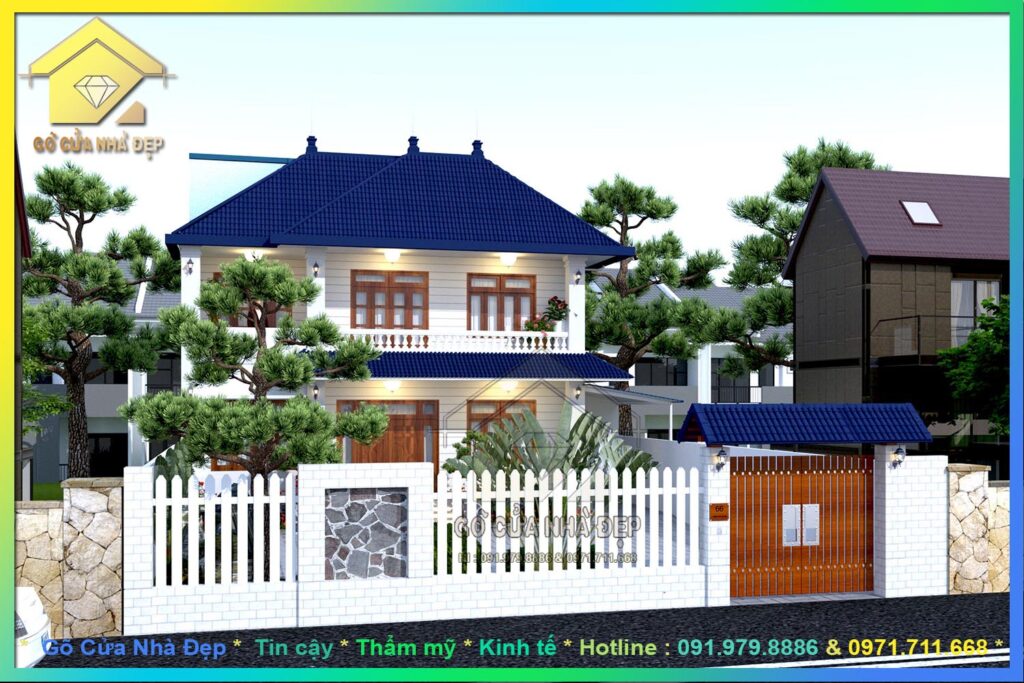 Biệt thự 2 tầng hiện đại , biệt thự 2 tầng đẹp, biệt thự đẹp , thiết kế biệt thự